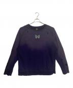 Needlesニードルズ）の古着「Deconstructed Sweat Shirt Cotton French Terry」｜ブラウン