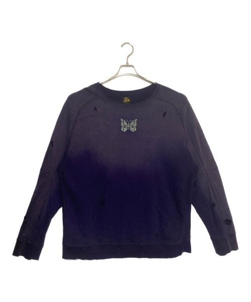 Needles（ニードルズ）Needles (ニードルズ) Deconstructed Sweat Shirt Cotton French Terry ブラウン サイズ:XLの古着・服飾アイテム