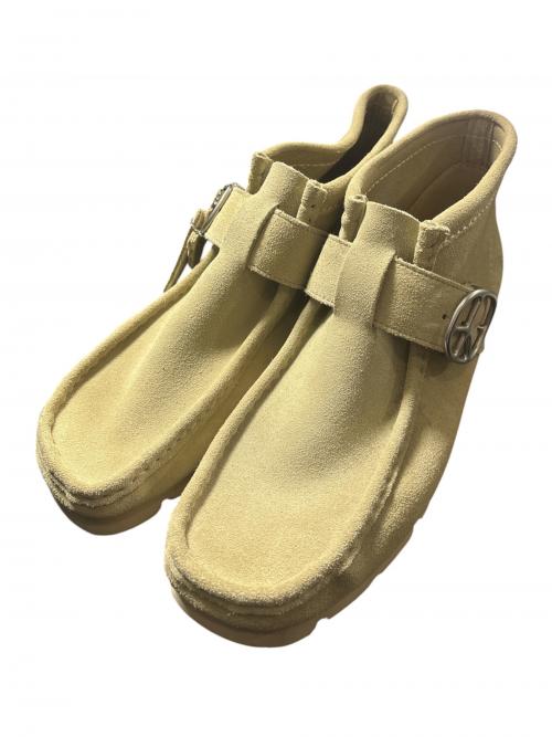 CLARKS ORIGINALS（クラークス オリジナルズ）Clarks Originals (クラークス オリジナルズ) Needles (ニードルズ) Wallabee BT-Peace Buckle カーキ サイズ:29の古着・服飾アイテム