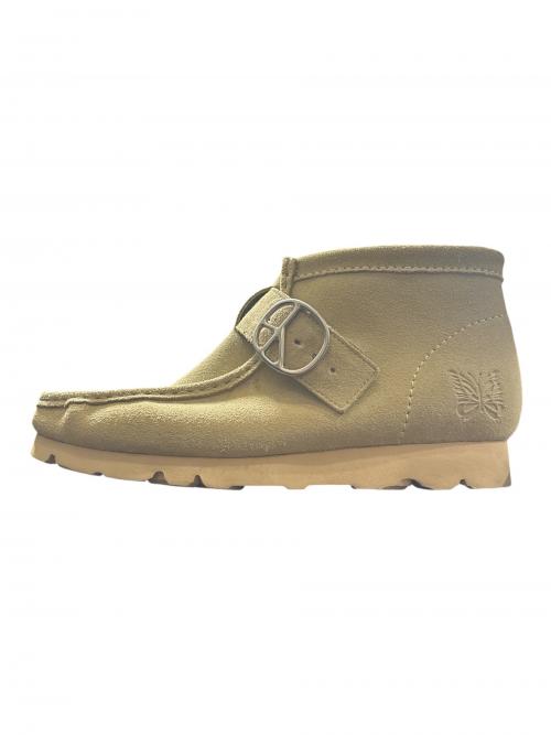 CLARKS ORIGINALS（クラークス オリジナルズ）Clarks Originals (クラークス オリジナルズ) Needles (ニードルズ) Wallabee BT-Peace Buckle カーキ サイズ:29の古着・服飾アイテム