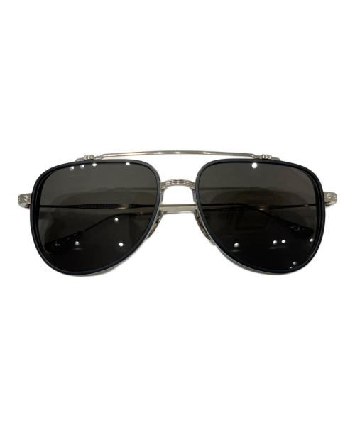 CHROME HEARTS（クロムハーツ）CHROME HEARTS (クロムハーツ) Whisker Biscuit サングラス シルバー×ブラックの古着・服飾アイテム