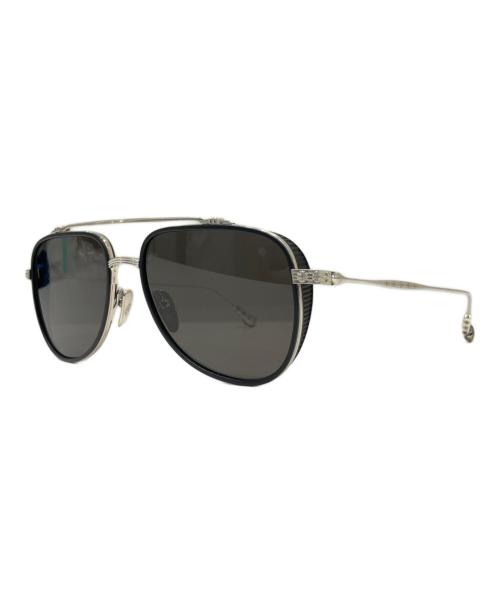 CHROME HEARTS（クロムハーツ）CHROME HEARTS (クロムハーツ) Whisker Biscuit サングラス シルバー×ブラックの古着・服飾アイテム