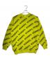 VETEMENTS（ヴェトモン）の古着「Neon sweater with logo knit」｜イエロー