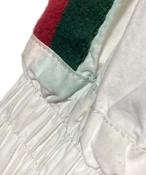 GUCCI（グッチ）GUCCI (グッチ) ハーフジップアノラックジャケット ホワイト サイズ:50の古着・服飾アイテム