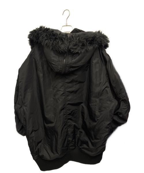 JUNYA WATANABE（ジュンヤワタナベ）JUNYA WATANABE (ジュンヤワタナベ) Fold Down Collar Puffer Jacket ブラック サイズ:Mの古着・服飾アイテム