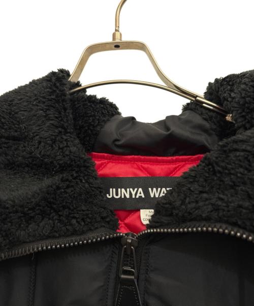 JUNYA WATANABE（ジュンヤワタナベ）JUNYA WATANABE (ジュンヤワタナベ) Fold Down Collar Puffer Jacket ブラック サイズ:Mの古着・服飾アイテム