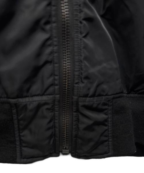 JUNYA WATANABE（ジュンヤワタナベ）JUNYA WATANABE (ジュンヤワタナベ) Fold Down Collar Puffer Jacket ブラック サイズ:Mの古着・服飾アイテム