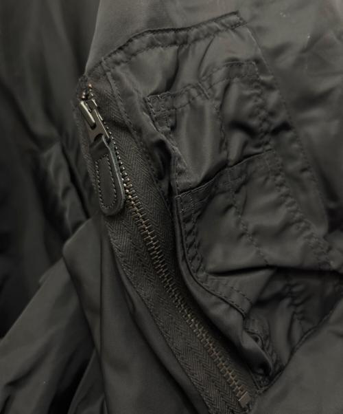 JUNYA WATANABE（ジュンヤワタナベ）JUNYA WATANABE (ジュンヤワタナベ) Fold Down Collar Puffer Jacket ブラック サイズ:Mの古着・服飾アイテム