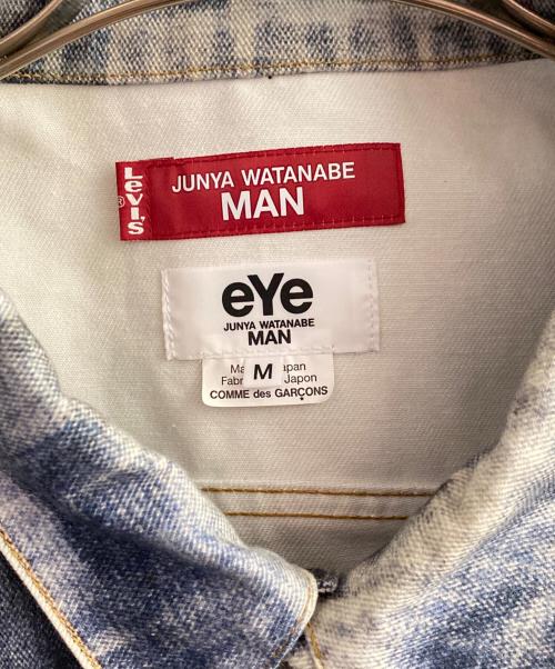 JUNYA WATANABE MAN（ジュンヤワタナベマン）JUNYA WATANABE MAN (ジュンヤワタナベマン) LEVI'S (リーバイス) BerBerJin (ベンベルジン) 綿ツイルインクジェットプリントデニムジャケット ブルー サイズ:Mの古着・服飾アイテム