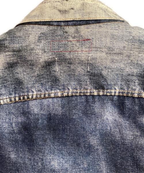 JUNYA WATANABE MAN（ジュンヤワタナベマン）JUNYA WATANABE MAN (ジュンヤワタナベマン) LEVI'S (リーバイス) BerBerJin (ベンベルジン) 綿ツイルインクジェットプリントデニムジャケット ブルー サイズ:Mの古着・服飾アイテム