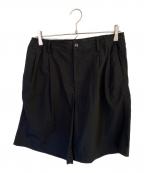 N.HOOLYWOODエヌ ハリウッド）の古着「TUCK HALF PANTS」｜ブラック