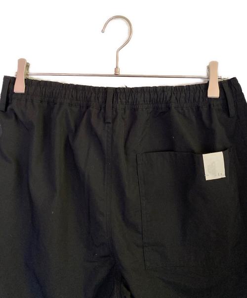 N.HOOLYWOOD（エヌ ハリウッド）N.HOOLYWOOD (エヌ ハリウッド) TUCK HALF PANTS ブラック サイズ:40の古着・服飾アイテム