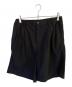 N.HOOLYWOOD（エヌ ハリウッド）の古着「TUCK HALF PANTS」｜ブラック