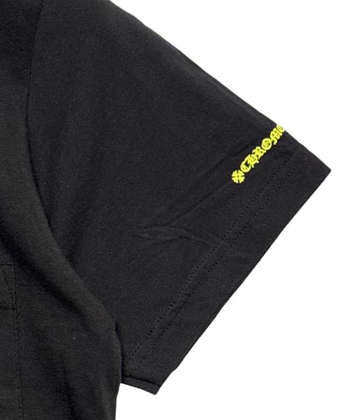 CHROME HEARTS（クロムハーツ）CHROME HEARTS (クロムハーツ) Neon Yellow Horseshoe S/S T-Shirt ブラック×イエロー サイズ:S 未使用品の古着・服飾アイテム