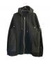 sacai（サカイ）の古着「Sponge Sweat x Nylon Twill Hoodie」｜ブラック×ネイビー