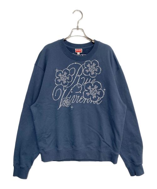 KENZO（ケンゾー）KENZO (ケンゾー) Constellation Embroidered Crew Sweat スカイブルー サイズ:Lの古着・服飾アイテム