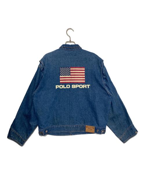POLO RALPH LAUREN（ポロ・ラルフローレン）POLO RALPH LAUREN (ポロ・ラルフローレン) デニムジャケット インディゴ サイズ:-の古着・服飾アイテム