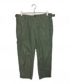 ENGINEERED GRAMENTS×BEAMSエンジニアド ガーメンツ×ビームス）の古着「GLASSFIELD PANTS BACKSATIN ( グラスフィールド パンツ バックサテン )」｜グリーン