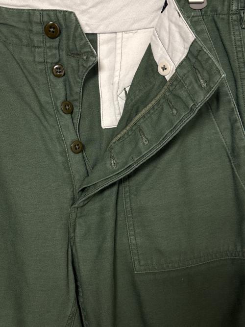 ENGINEERED GRAMENTS（エンジニアド ガーメンツ）ENGINEERED GRAMENTS (エンジニアド ガーメンツ) BEAMS (ビームス) GLASSFIELD PANTS BACKSATIN ( グラスフィールド パンツ バックサテン ) グリーン サイズ:34の古着・服飾アイテム