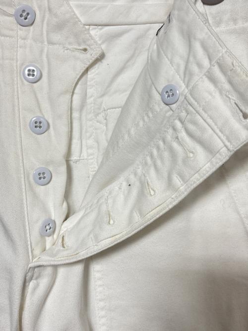 Engineered Garments（エンジニアド ガーメンツ）Engineered Garments (エンジニアド ガーメンツ) GLASSFIELD PANTS BACKSATIN ( グラスフィールド パンツ バックサテン ) ホワイト サイズ:34の古着・服飾アイテム