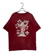 SAINT MICHAEL×Denim Tearsセントマイケル×デニムティアーズ）の古着「21AW STT TEE YES」｜レッド