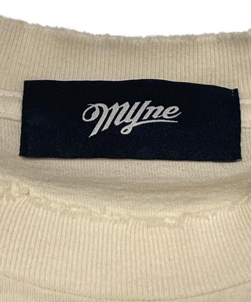 myne（マイン）myne (マイン) カットソー ホワイト サイズ:Lの古着・服飾アイテム