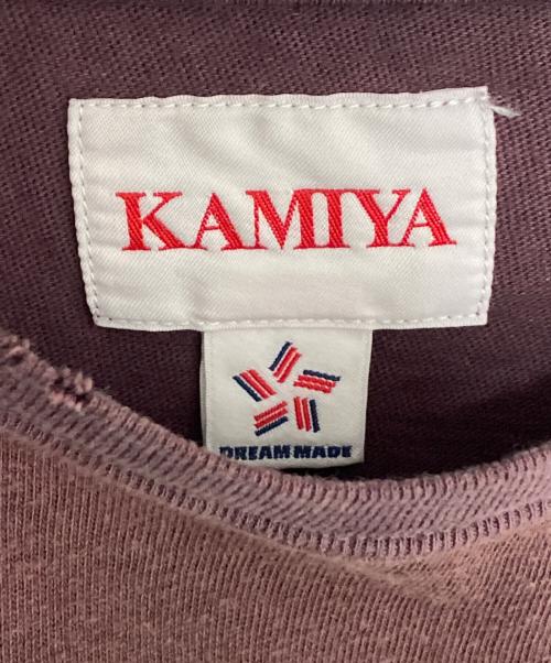 KAMIYA（カミヤ）KAMIYA (カミヤ) カットソー ブラウン サイズ:XLの古着・服飾アイテム