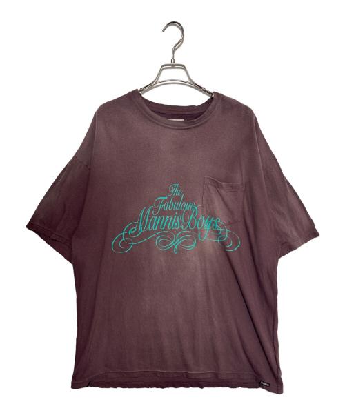 KAMIYA（カミヤ）KAMIYA (カミヤ) Distressed Pocket T-shirt ブラウン サイズ:Lの古着・服飾アイテム