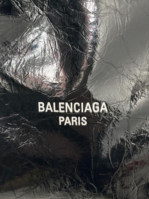 BALENCIAGA（バレンシアガ）BALENCIAGA (バレンシアガ) Crush ミディアム トートバッグ ブラック サイズ:ミディアムの古着・服飾アイテム
