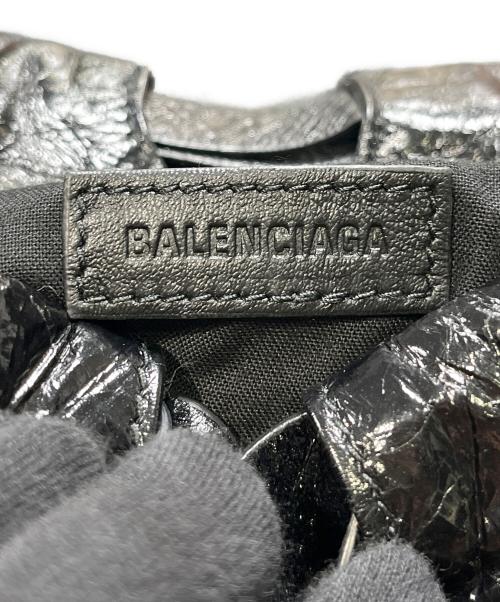 BALENCIAGA（バレンシアガ）BALENCIAGA (バレンシアガ) Crush ミディアム トートバッグ ブラック サイズ:ミディアムの古着・服飾アイテム