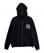 CHROME HEARTSクロムハーツ）の古着「TOKYO Limited Horseshoe Zip Up Hoodie」｜ブラック