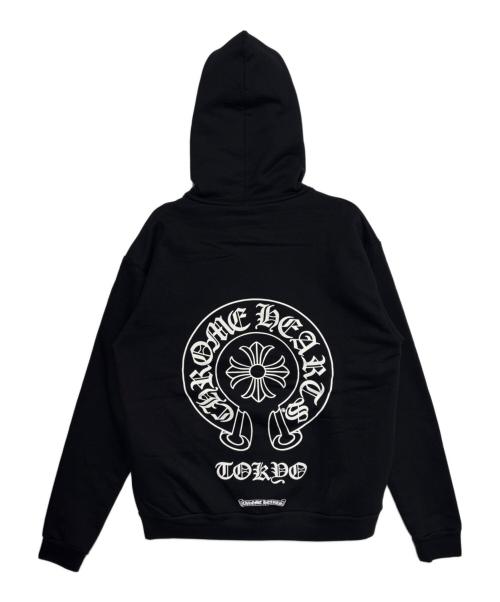 CHROME HEARTS（クロムハーツ）CHROME HEARTS (クロムハーツ) TOKYO Limited Horseshoe Zip Up Hoodie ブラック サイズ:S 未使用品の古着・服飾アイテム
