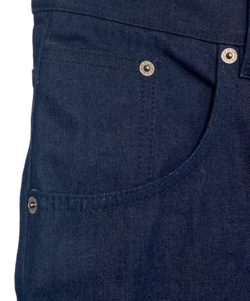 SUNFLOWER（サンフラワー）SUNFLOWER (サンフラワー) スーパー ワイド シンチ バック デニム パンツ ブルー サイズ:29/32の古着・服飾アイテム