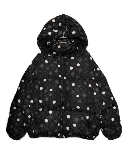 LOUIS VUITTON（ルイ ヴィトン）LOUIS VUITTON (ルイ ヴィトン) 草間彌生 (クサマヤヨイ) 23SS×草間彌生 モノグラムナイロンダウンジャケット ブラック サイズ:56の古着・服飾アイテム