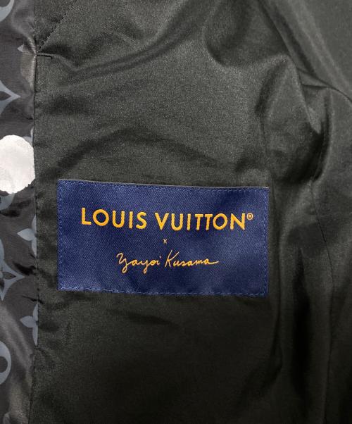 LOUIS VUITTON（ルイ ヴィトン）LOUIS VUITTON (ルイ ヴィトン) 草間彌生 (クサマヤヨイ) 23SS×草間彌生 モノグラムナイロンダウンジャケット ブラック サイズ:56の古着・服飾アイテム