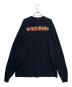 BALENCIAGA（バレンシアガ）の古着「テープバックロングスリーブTシャツ」｜ブラック