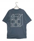 KENZOケンゾー）の古着「KUBE CLASSIC T-SHIRT」｜スカイブルー