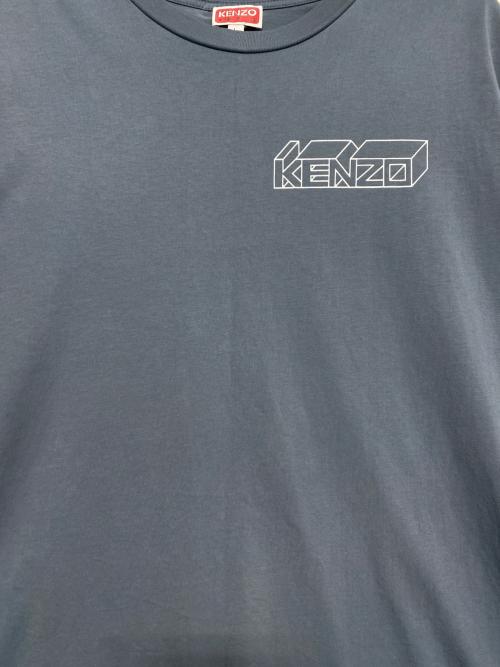 KENZO（ケンゾー）KENZO (ケンゾー) KUBE CLASSIC T-SHIRT スカイブルー サイズ:Lの古着・服飾アイテム