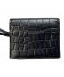 BALENCIAGA (バレンシアガ) レザー コンパクトウォレット ブラック：40000円