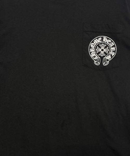 CHROME HEARTS（クロムハーツ）CHROME HEARTS (クロムハーツ) MALIBU Limited Floral Cross Horseshoe Long Sleeve Tee ブラック サイズ:Mの古着・服飾アイテム