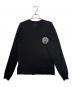 CHROME HEARTS (クロムハーツ) MALIBU Limited Floral Cross Horseshoe Long Sleeve Tee ブラック サイズ:M：150000円