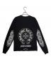 CHROME HEARTS（クロムハーツ）の古着「MALIBU Limited Floral Cross Horseshoe Long Sleeve Tee」｜ブラック