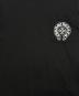 中古・古着 CHROME HEARTS (クロムハーツ) MALIBU Limited Floral Cross Horseshoe Long Sleeve Tee ブラック サイズ:M：150000円