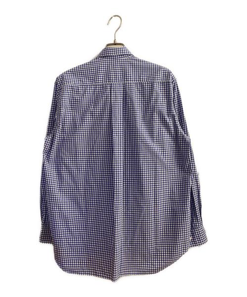 COMME des GARCONS SHIRT（コムデギャルソンシャツ）COMME des GARCONS SHIRT (コムデギャルソンシャツ) Yarn Dyed Cotton Small Check ホワイト×ブルー サイズ:XSの古着・服飾アイテム