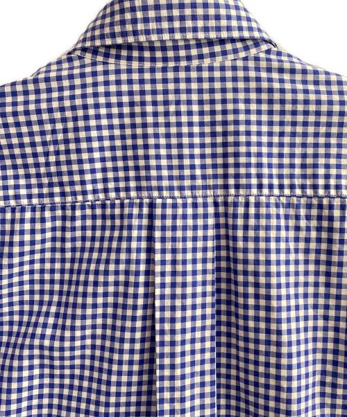 COMME des GARCONS SHIRT（コムデギャルソンシャツ）COMME des GARCONS SHIRT (コムデギャルソンシャツ) Yarn Dyed Cotton Small Check ホワイト×ブルー サイズ:XSの古着・服飾アイテム