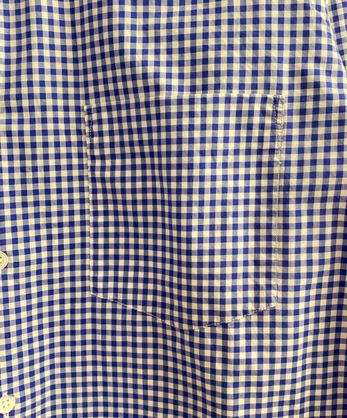 COMME des GARCONS SHIRT（コムデギャルソンシャツ）COMME des GARCONS SHIRT (コムデギャルソンシャツ) Yarn Dyed Cotton Small Check ホワイト×ブルー サイズ:XSの古着・服飾アイテム