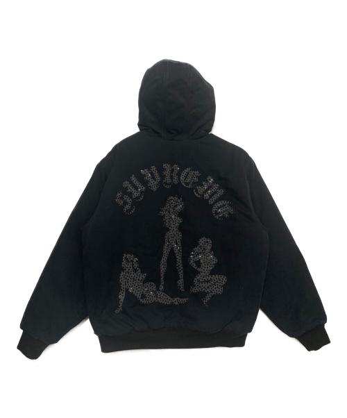 SUPREME（シュプリーム）Supreme (シュプリーム) THE GREAT CHINA WALL (ザグレイトチャイナウォール) Hooded Work Jacket ブラック サイズ:Lの古着・服飾アイテム