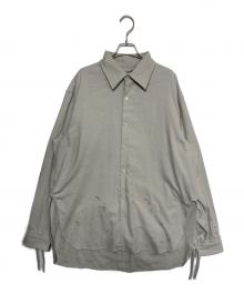 KAMIYA（カミヤ）の古着「Ash Fade Drawstring Cuff Shirt」｜グレー