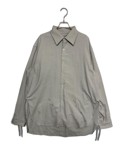 KAMIYA（カミヤ）KAMIYA (カミヤ) Ash Fade Drawstring Cuff Shirt グレー サイズ:Mの古着・服飾アイテム