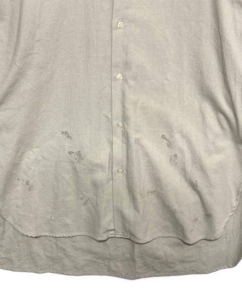 KAMIYA（カミヤ）KAMIYA (カミヤ) Ash Fade Drawstring Cuff Shirt グレー サイズ:Mの古着・服飾アイテム